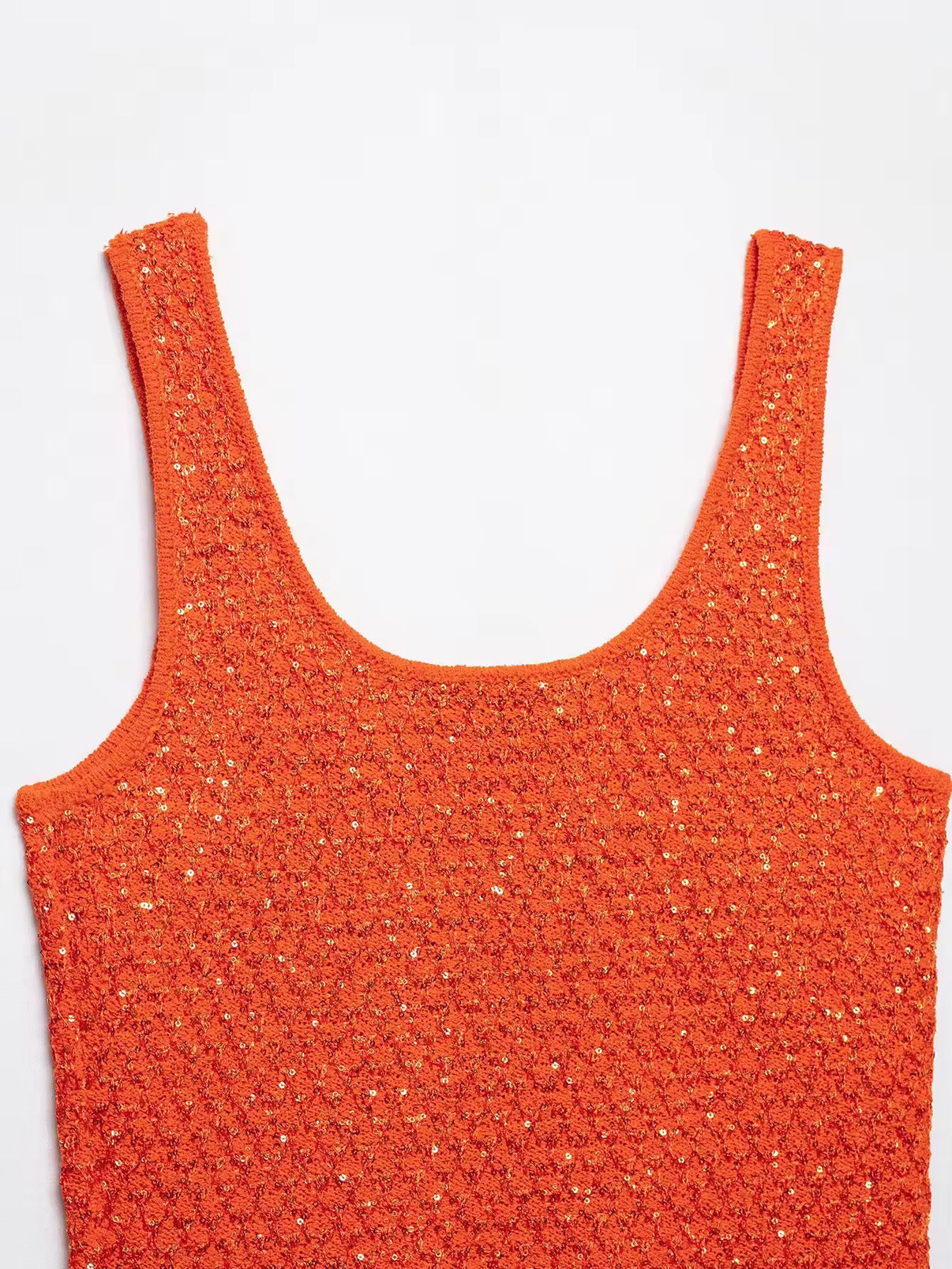 TOP IN MAGLIA DI PAILLETTES