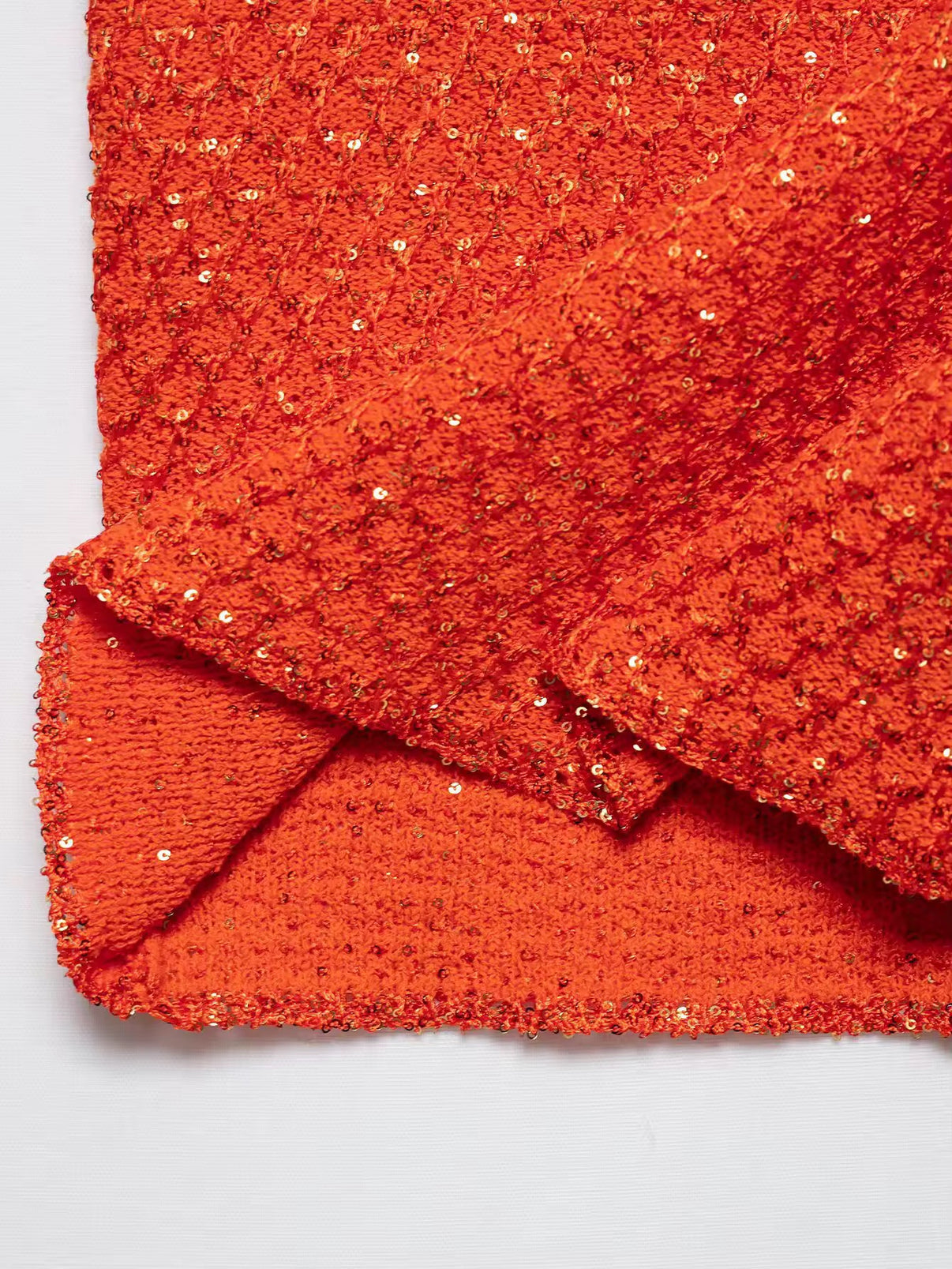 TOP IN MAGLIA DI PAILLETTES
