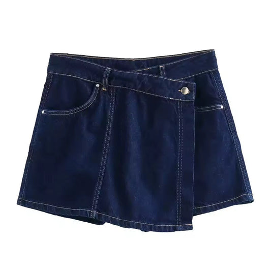 GONNA ASIMMETRICA IN DENIM